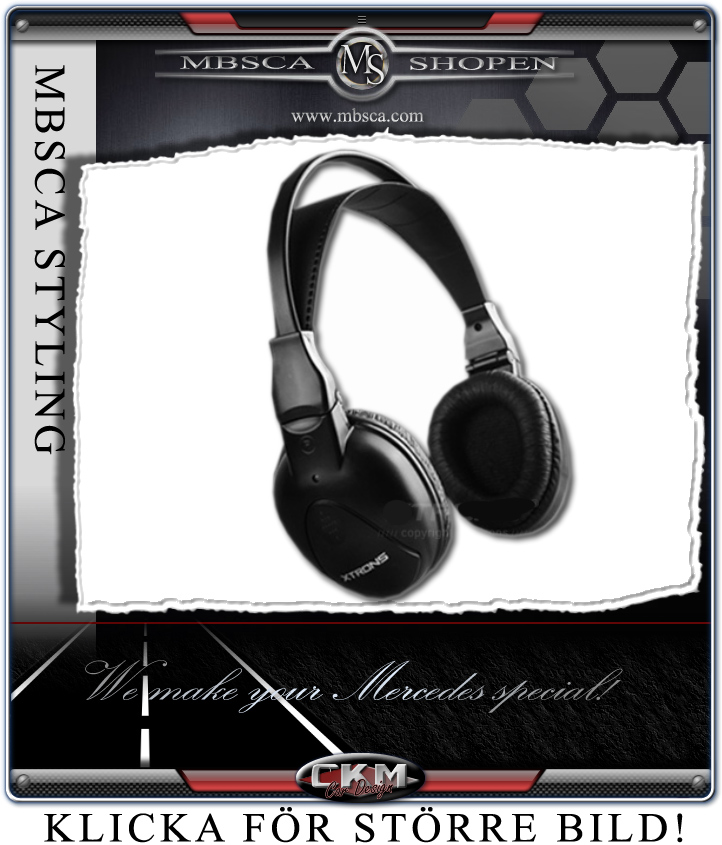 Headphones wireless for our Headrest DVD. 1 pcs