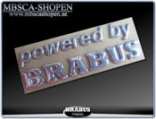 Brabus orginal emblem  Powered pcs 7,5 x 2,5 cm