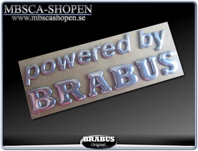 Brabus orginal emblem  Powered pcs 7,5 x 2,5 cm