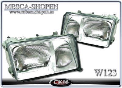 E-Class - W123  -85 - frontlights 1pcs Original look