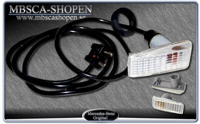 C-Class - W201 83-93 - Blinkers sideblinkers square with cables 1 pcs