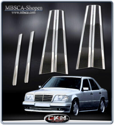 E-Class - W124 86-95 - Chrome/Carbon list set