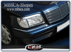 Chrome headlights 2pcs