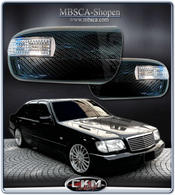 Mirrorcovers in carbon with turn signals 95-98