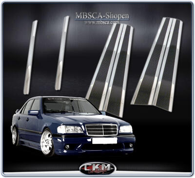 C-Class - W202 94-00 - Chrome/Carbon list set