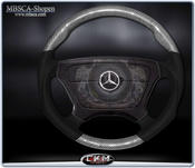 wheel  Silver carbon/black Leather Sport