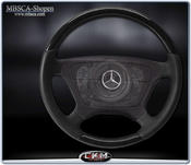 wheel  Birdeye wood/black Leather