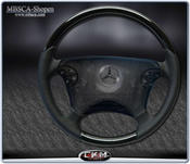 wheel black birdey wood/ Leather