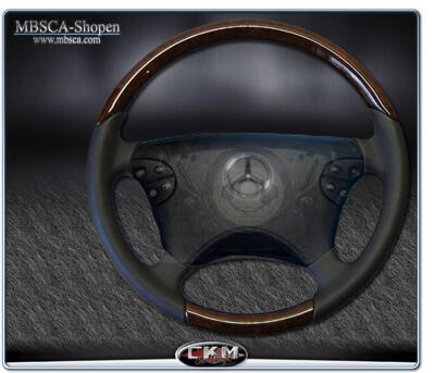 CLK - W208 97-01 - wheel Burl wood/ Leather