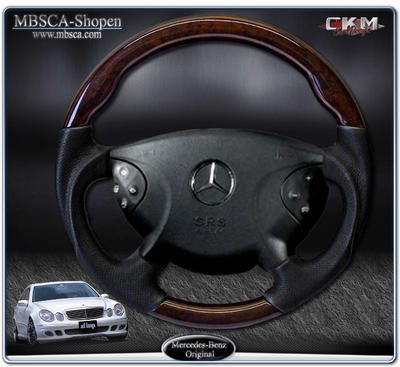 E-Class - W211 02-08 - wheel black Leather/Burl Wood "Sport"