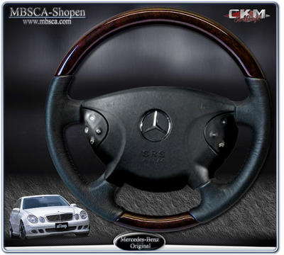 E-Class - W211 02-08 - wheel black Leather/Burl Wood