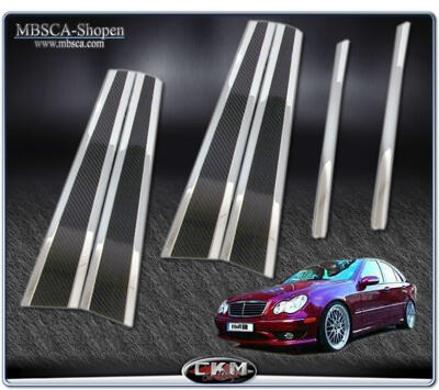C-Class - W203 01-06 - Chrome/Carbon list set