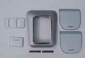 Aluminium interior.