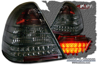 C-Class - W202 94-00 - Clearglas taillights smoke with LEDs 2 pcs