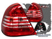 Clearglas taillights W220 "LOOK" 2 pcs with LEDs