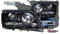 Clear frontlights projector Black 2pcs - bild 2
