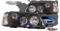 Clear frontlights 2pcs black with integrated blinkers. - bild 2