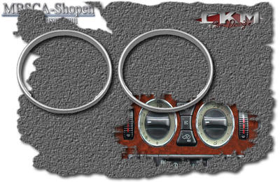 C-Class - W201 83-93 - Chromerings fan 2 pcs