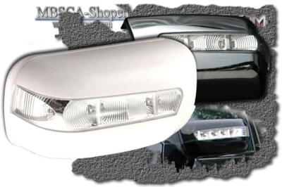 C-Class - W202 94-00 - Chrome mirror cover with turn signals