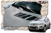 Chrome fins for bonnet