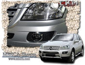 Chrome trims for fog lamps 2pcs