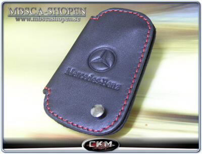 Leather Key cover with logo.