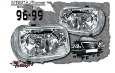 E-Class - W210 96-01 - Clear fog lights 2 pcs
