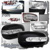 Mirrorcovers with turn signals 00-02. "W211 look"