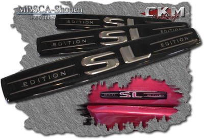 SL Roadster - R129 89-01 - Emblem SL "Edition" 1pcs MB Orginal.