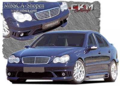C-Class - W203 01-06 - 3. Rieger front bumper.