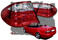 Clearglas taillights Red/Clear  2 pcs - bild 2