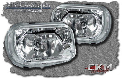 C-Class - W203 01-06 - Clear fog lights 2 pcs