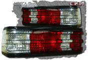 Clearglas taillights Red/Clear  2 pcs