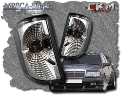 C-Class - W201 83-93 - Clear turn signal. 2 pcs