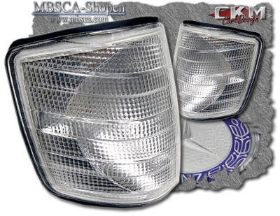 C-Class - W201 83-93 - Turnsignals white 2 pcs set.