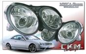 Clear glas facelift frontlights inc Xenon MB Original.