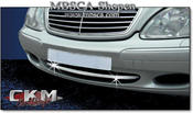 Chromelist in front bumper 99-02
