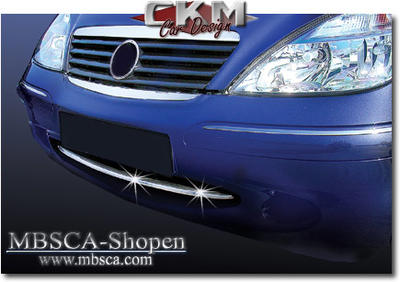 A-Class - W168 - Chromelist in front bumper from 04/01