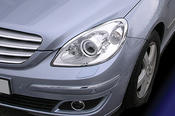 Chrome headlight frames