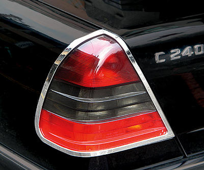 C-Class - W202 94-00 - Chrome rings taillights 2 pcs set