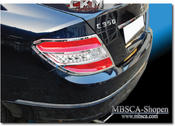 Chrome headlight frames W204
