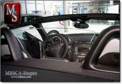 SLK - R171 04- - Vindskydd i plexi .