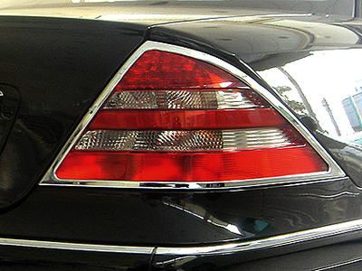 CL - C215 - Chromerings for taillights 2 pcs set