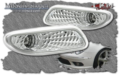 CL - C215 - Clear bumper lights 2pcs