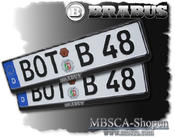 BRABUS license plate frame