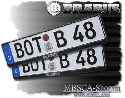 BRABUS - Accesories - BRABUS license plate frame