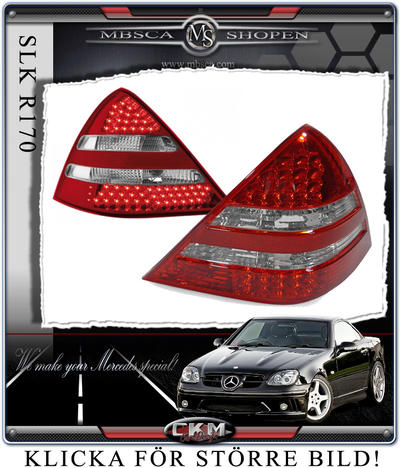 SLK - R170 97-03 - Clearglas taillights with LEDs 2 pcs