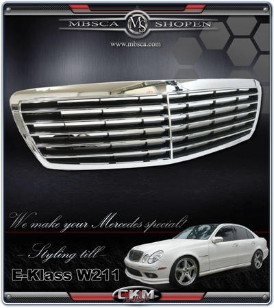 E-Class - W211 02-08 - Avantgarde Grill with frame