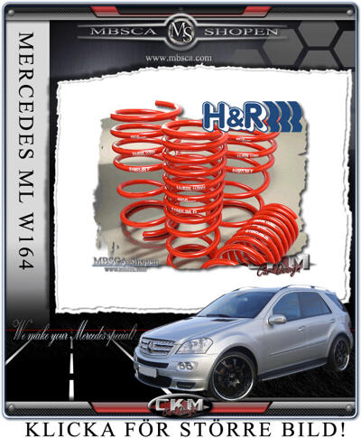ML-Class - W164 05- - Loweringkit H&R 4pcs