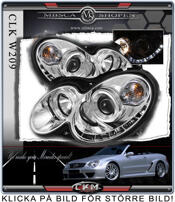 Clear headlights "Devil Eyes" 2pcs set